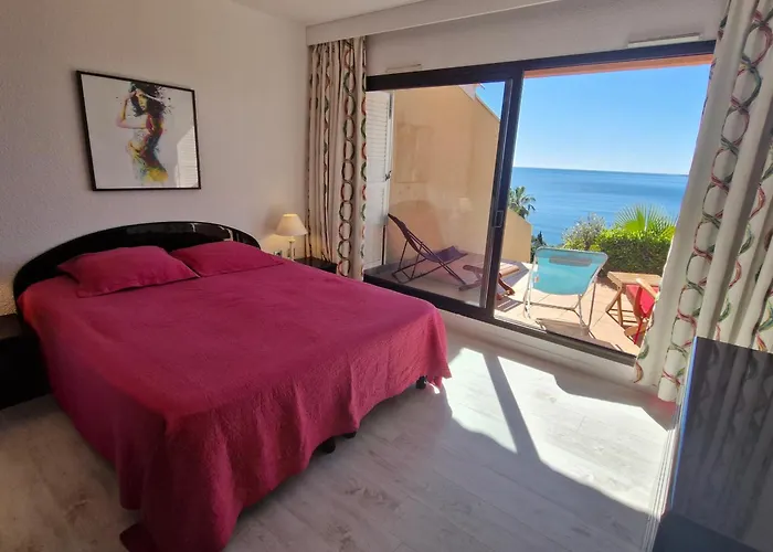 公寓 3 Pieces Climatise, Piscine, Acces Plage, Vue Golfe De St Tropez - Fr-1-780-53 *