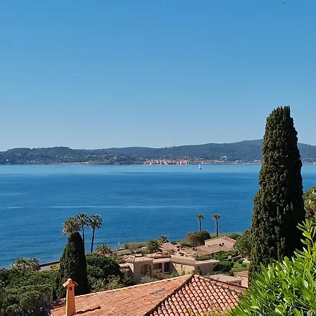Apartament 3 Pieces Climatise, Piscine, Acces Plage, Vue Golfe De St Tropez - Fr-1-780-53