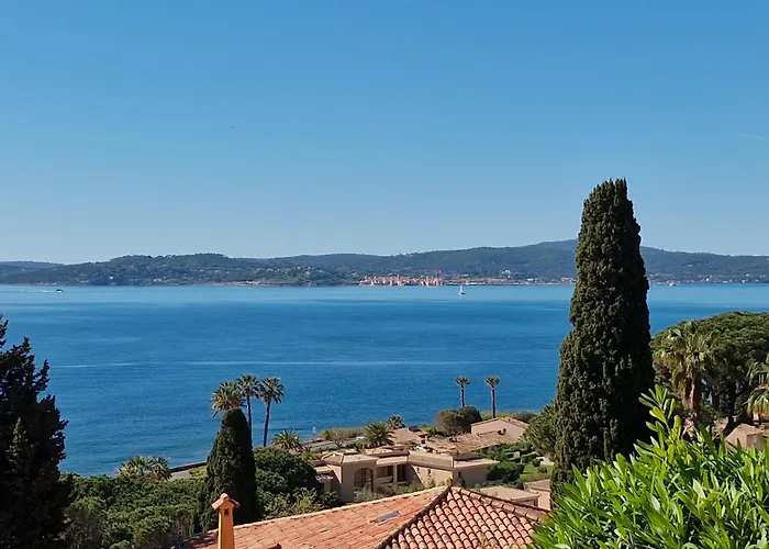 Apartmán 3 Pieces Climatise, Piscine, Acces Plage, Vue Golfe De St Tropez - Fr-1-780-53